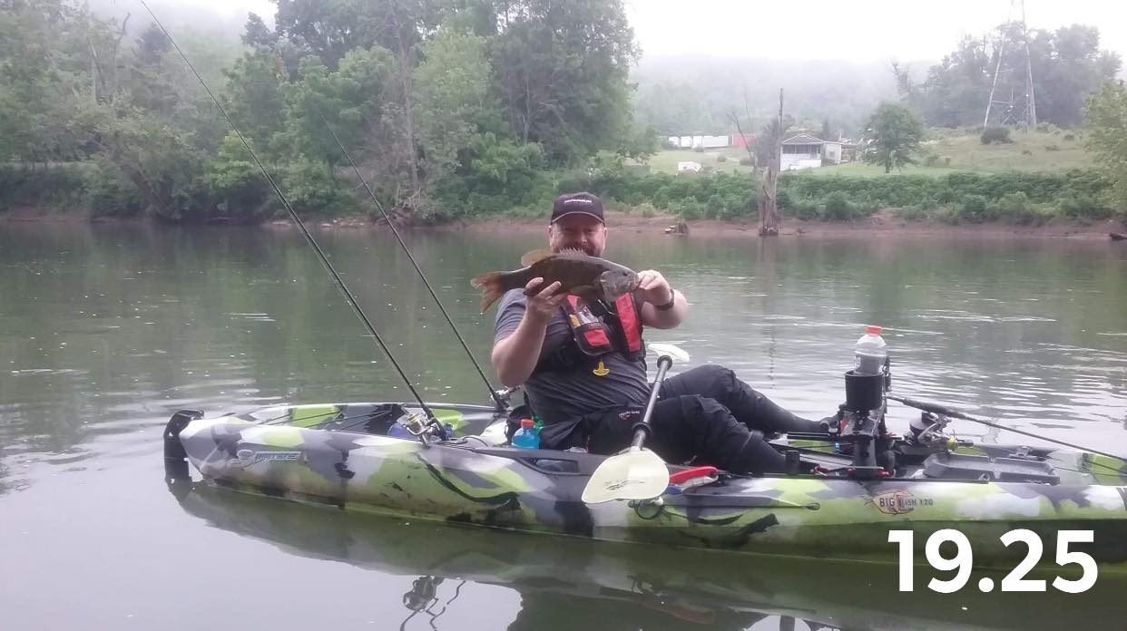 Riding High on a Big Fish 120  3 Waters Kayaks