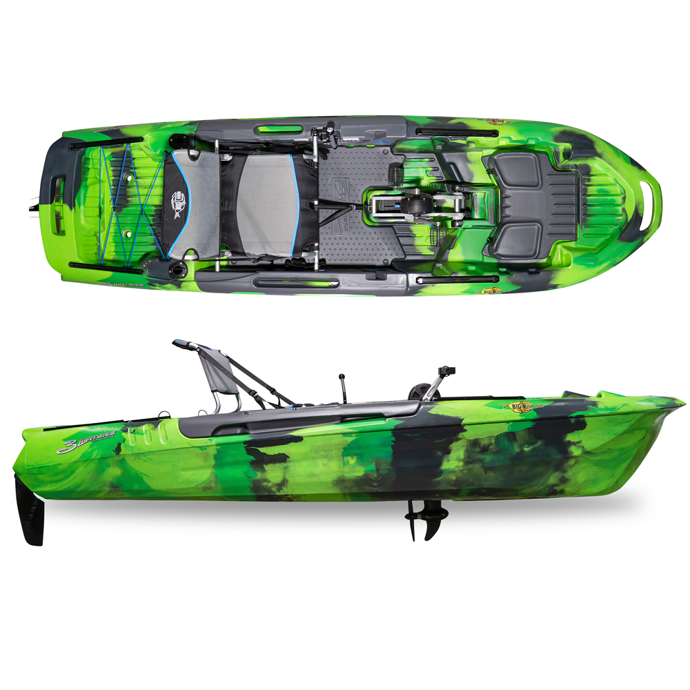 Big Fish 108 - Pedal Fishing Kayak – 3 Waters Kayaks